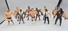 Vtg 90s Bend-Ems Titan Sports WWF WWE Wrestling Figures Lot 10 Stone Cold Rock 