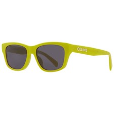 Celine Smoke Square Unisex Sunglasses CL40249U 39A 55 CL40249U 39A 55