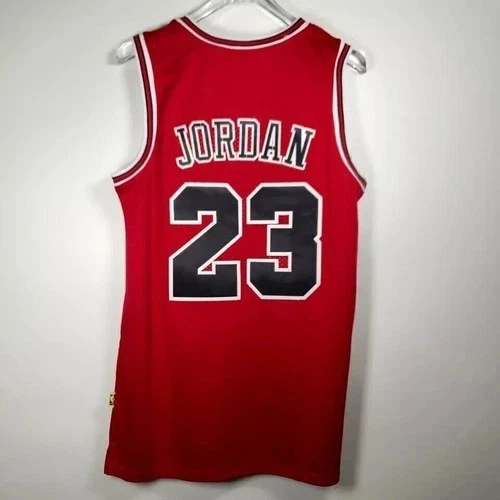 #23 97-98 Temporada Edición Final Retro Rojo Vintage Jersey Rojo Foto 3 de 4