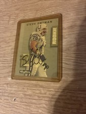 1992 Autographed SkyBox Prime Time Steve Emtman Rookie card #156 Colts. rookie card picture
