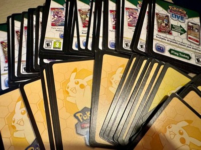 500 unbenutzte Pokemon Online Code Karten