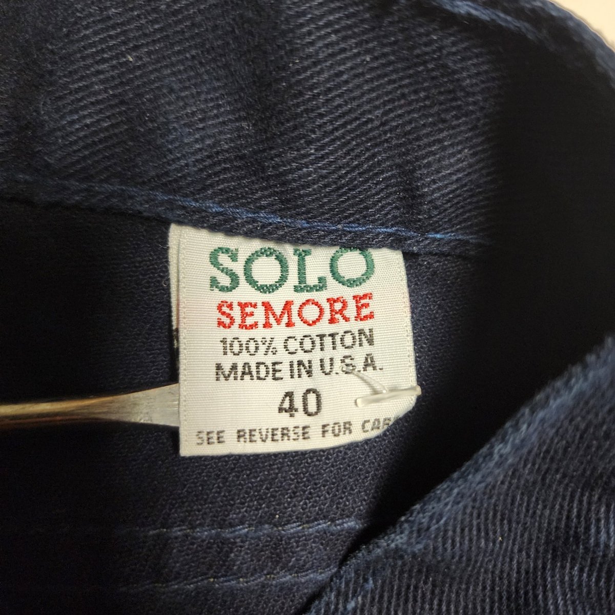 Vintage Solo Jeans Size 40x (FITS LIKE 36x30) Dark Blue | eBay