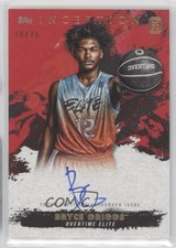 2021 Topps Inception OTE Overtime Elite Red 18/75 Bryce Griggs #IA-BG Auto 0x1