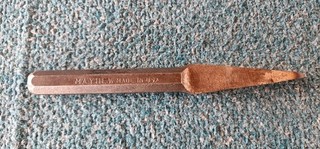 Mayhew 3/8" Cape Chisel 7" Long Made In USA! Grind Marks. See Photos!