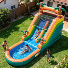 21Ft Commercial PVC Giant Inflatable Water Slide and Bounce House for Adult Kids