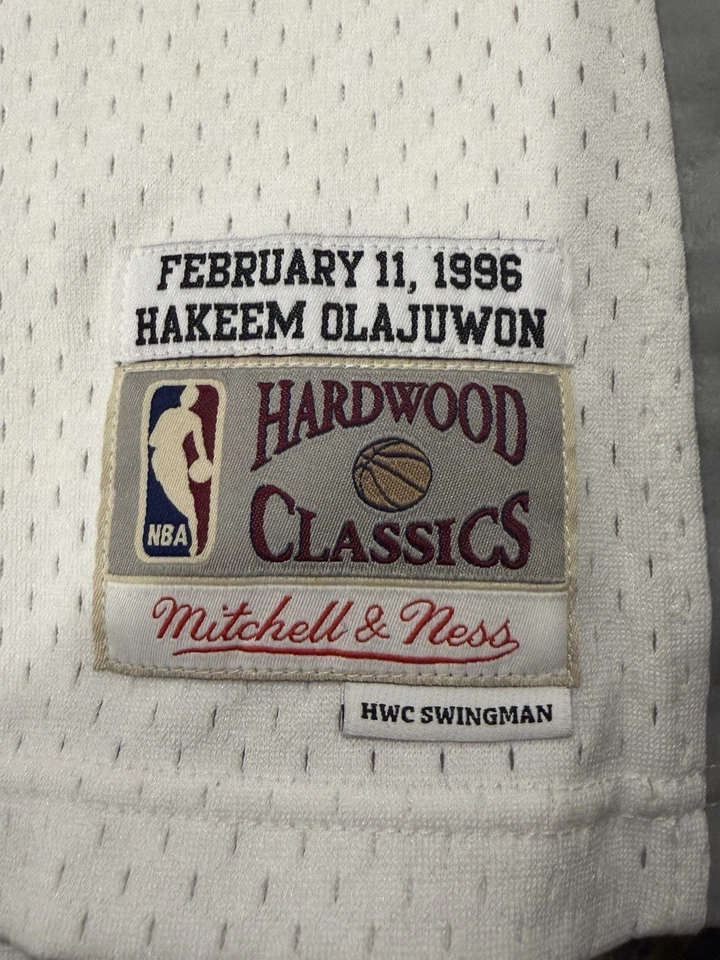Hakeem Olajuwon 1996 Mitchell & Ness All Star Swingman Jersey Men's Size XL NBA - Image 4 of 4