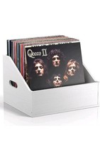 Vecxoty Wood Vinyl Record Storage, Retro Durable Vinyl Crate and Record Hold...