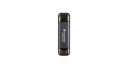 Transcend ESD310C 256GB USB-A Tragbare Externe SSD - Schwarz