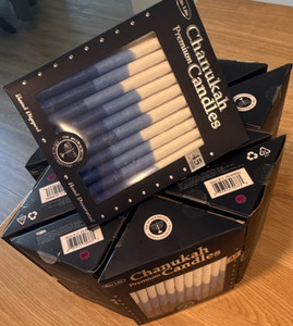 Rite Lite Chanukah Premium Candles Hand Dipped lot of 12 x 45 Count = 540 total