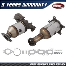2PCS Front Rear Catalytic Converter For 2011-2014 Ford Edge 3.5L 3.7L MKX 3.7L
