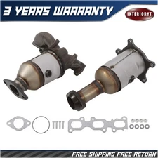 2PCS Front Rear Catalytic Converter For 2011-2014 Ford Edge 3.5L 3.7L MKX 3.7L