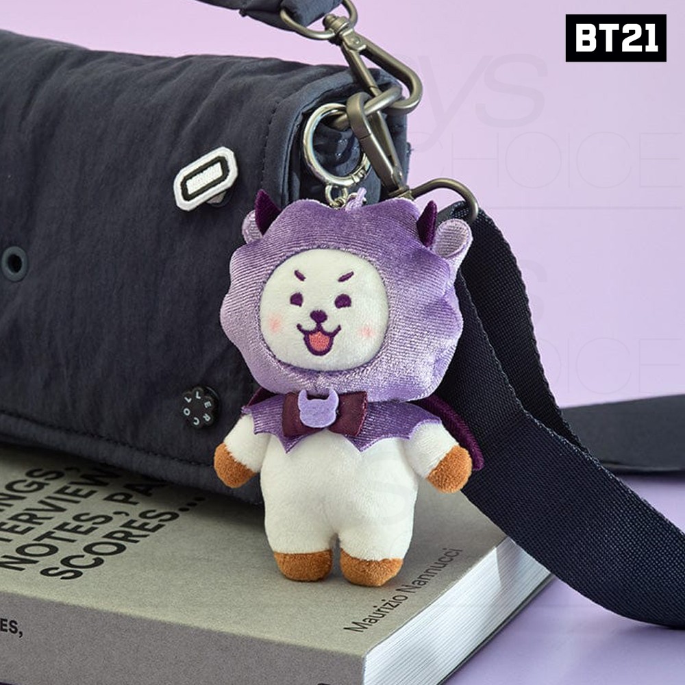 BTS BT21 Official Goods ANGEL & VILLAIN Villain Plush Keyring +