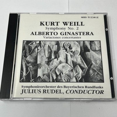 Kurt Weill Symphony No. 2 Alberto Ginastera Variaciones Concertantes CD Julius