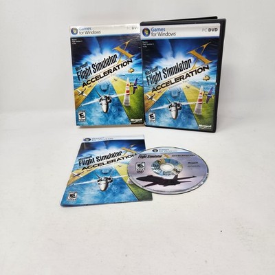 Microsoft Flight Simulator X Acceleration Expansion PC DVD Tested Working