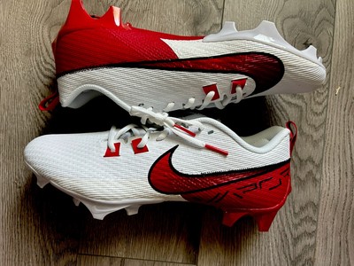 Nike Vapor Edge Speed 360 Football Cleats White Red Men Size 12