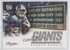 2012 Playoff Prestige Draft City Destinations Holokote /100 Rueben Randle e5r