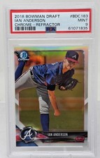 2018 Bowman Chrome Refractor IAN ANDERSON RC CARD PSA 9 MINT