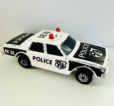 Vintage 1980s MAJORETTE Sonic Flashers Chevy Impala Police Cop Car No. 31 France