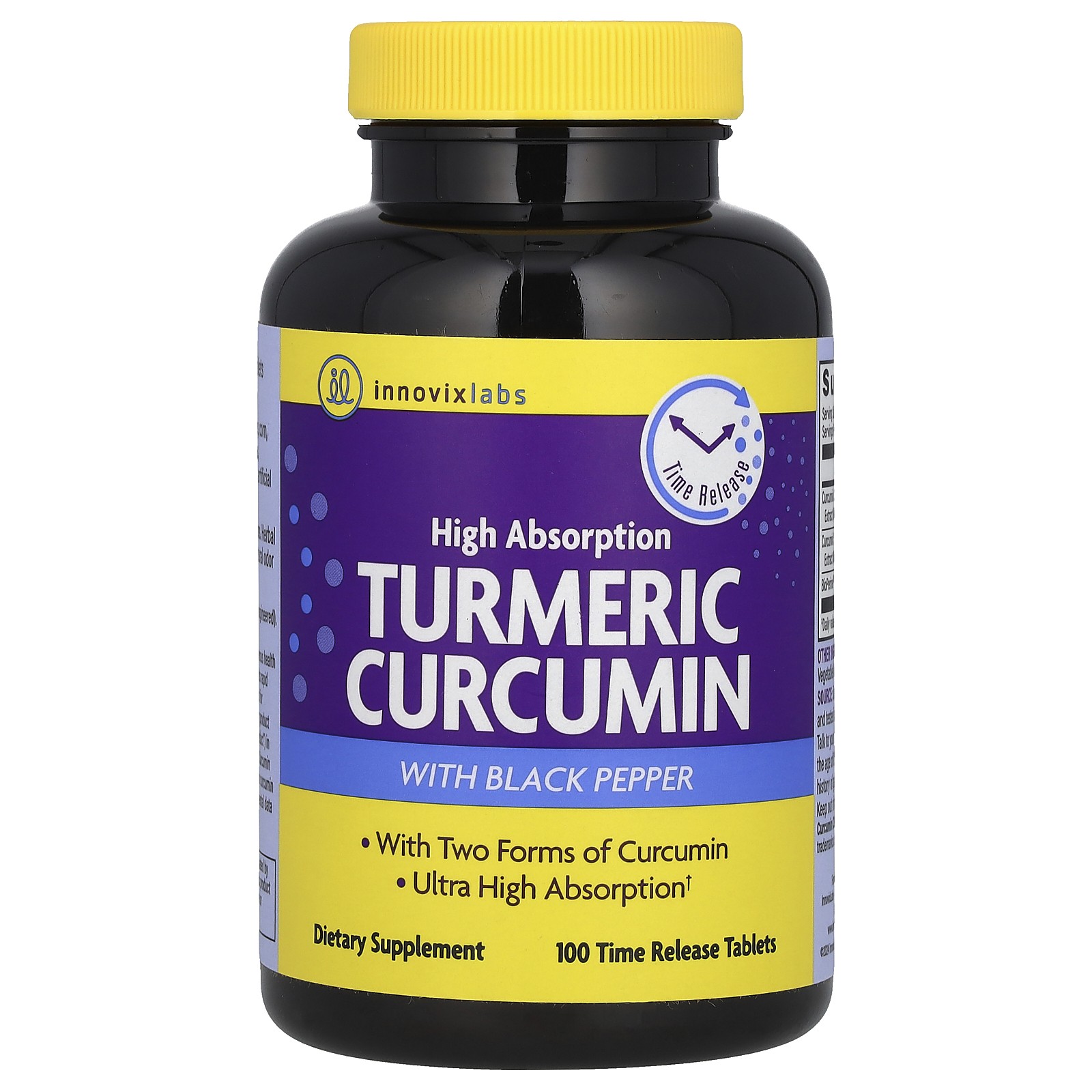 Turmeric Curcumin High Absorption 100 Time Release Tablets 7090₽