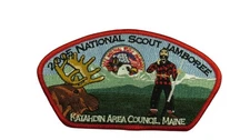 2005 Jamboree Katahdin Area Council ME JSP RED Bdr (VT1217)