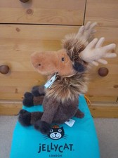 Jellycat. Birchly Moose. Genuine. Brand New With Tags And Bag.
