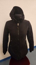 Giacca invernale, Q/S, taglia S, nera, con cappuccio