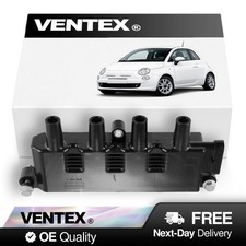 VENTEX® Ignition Coil Pack for Fiat 500 2007-2020 1.2 Petrol including bolts