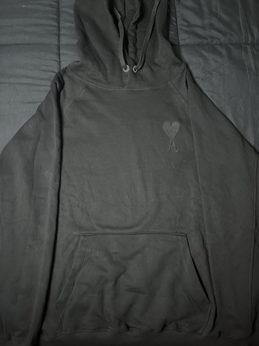 Ami Paris Hoodie schwarz - Bild 1 von 2