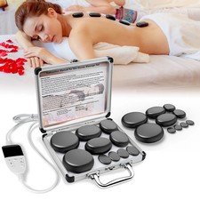 HOT STONE MASSAGE SET WITH TEMPERATURE ADJUSTMENT - Hot Massage Set with Heater