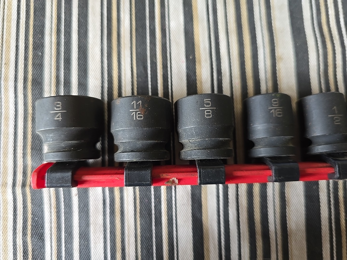 Matco Tools Shallow ADV Impact Socket Set 5/16-3/4 (USED) 8pc