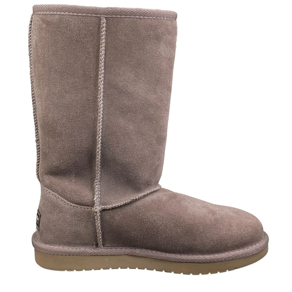 Bota de Invierno Koolaburra X UGG Niños Victoria Alta Púrpura Gamuza Talla US 4 Foto 4 de 4