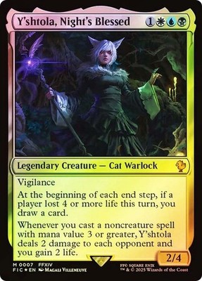 Y'shtola, Night's Blessed Foil NM MYTHIC MTG Commander: Final Fantasy Near Mint