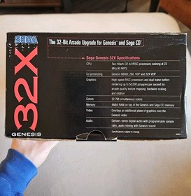 SEGA 32X CONSOLE COMPLETE IN BOX GREAT CONDITION TESTED & WORKS