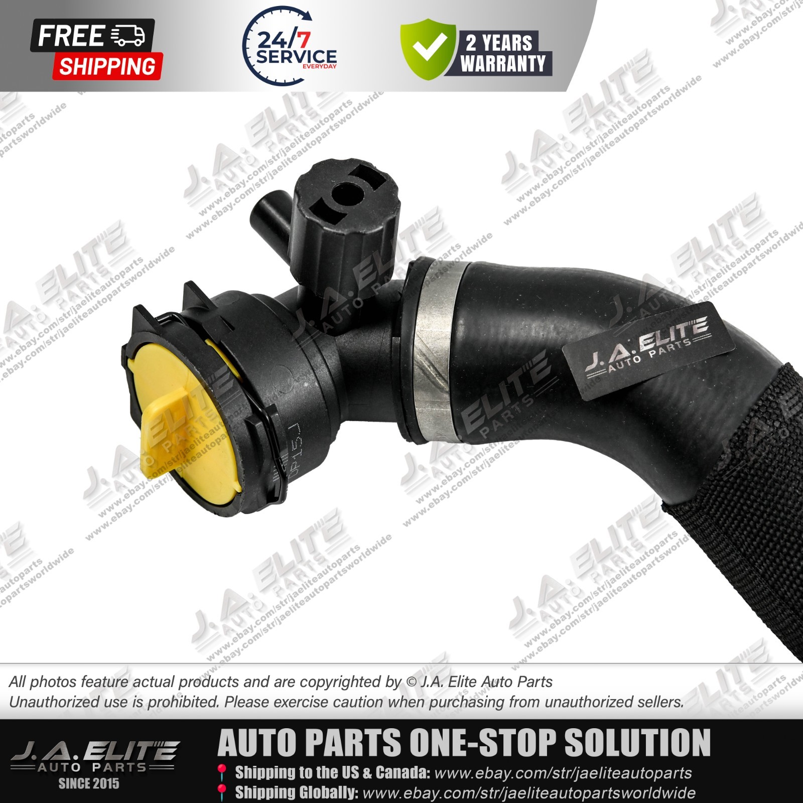 Bentley Continental Flying Spur 2004 Lower Coolant hose P/N 3W0122101C
