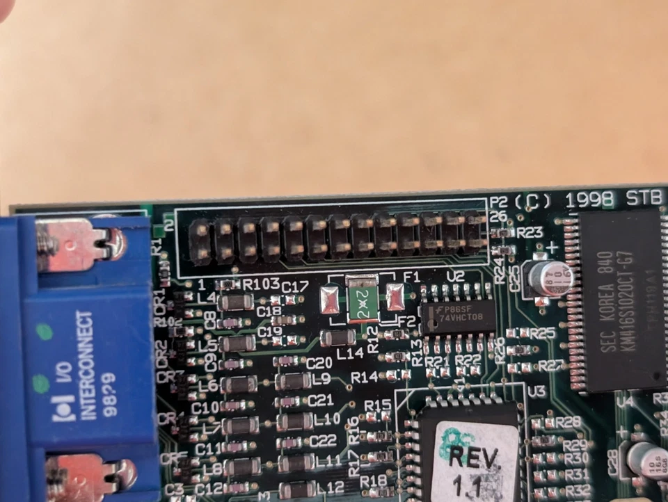 STB Systems Velocity 4400 210-0348-001 3.2v AGP VGA Graphics Card 16MB Vintage - Image 3 of 4