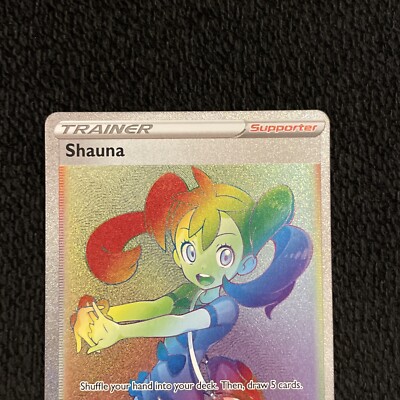 Shauna 278/264 RAINBOW RARE Pokemon TCG Fusion Strike NM | eBay