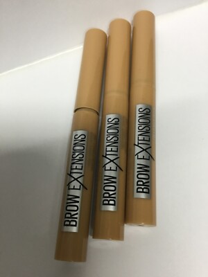 3 X NEW/NO PACKAGE Maybelline Brow Extensions Fiber Pomade Crayon Eyebrow CHOOSE