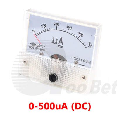 Amperometro Analogico Da Pannello - Misuratore Di Corrente DC 0-30mA, Modello 85C1