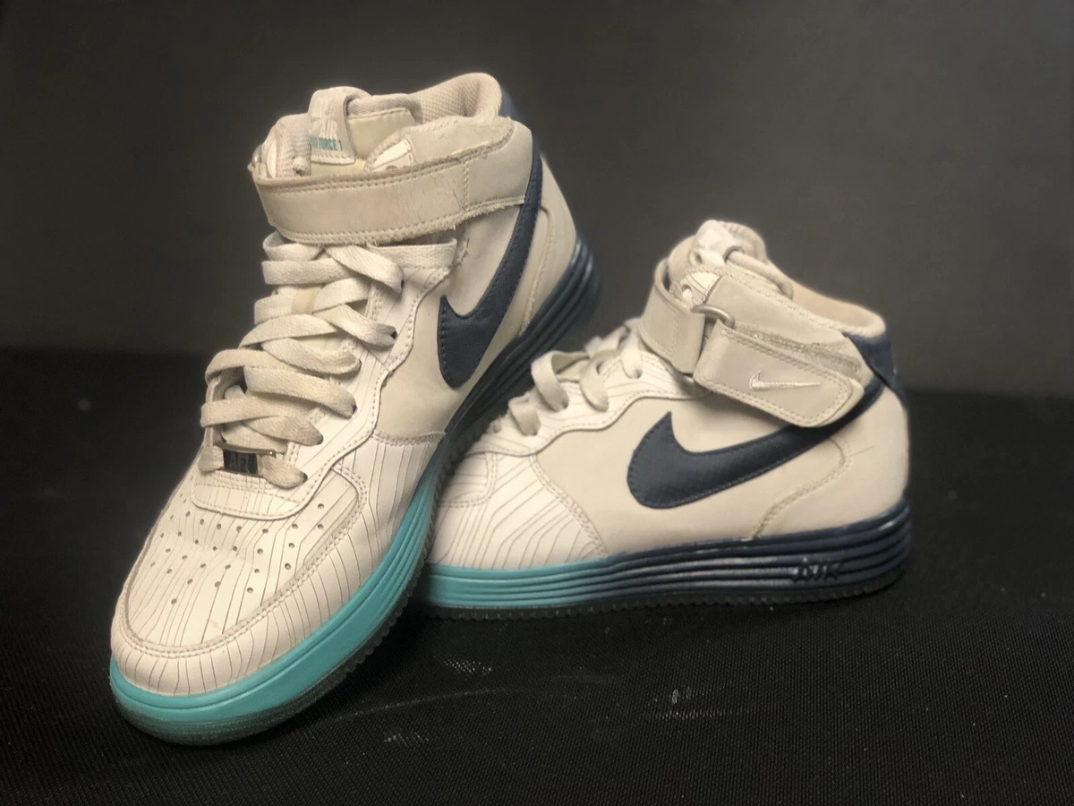 Nike Men\'s Size 14‎ Lunar Force 1 Pure Platinum Squadron Blue Sneaker Streetwear Nike Men main image 3