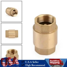 DN20 3/4" NPT In-Line Check Valve Brass Spring Loaded Inline 200PSI