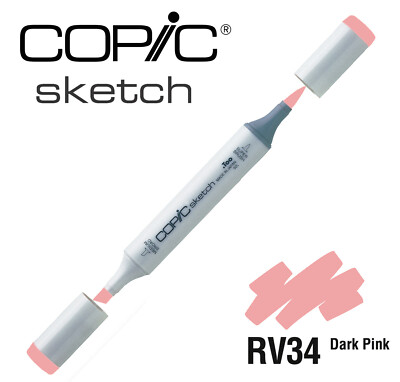 Marqueur à l'alcool Copic Sketch RV34 Dark Pink - Copic