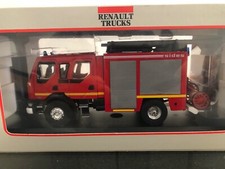 Eligor Renault Midlum Sureleve 4x4 Double Cabine Pompiers Fire 1/43