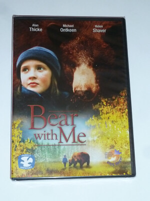 Bear with Me DVD family adventure movie little girl & grizzly bear forest NEW!