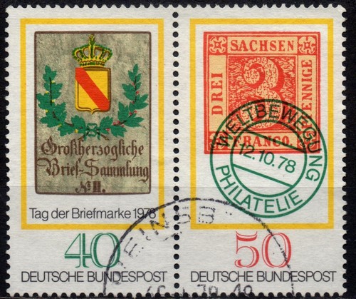 WEST GERMANY 1978 - Used Series 40 and 50 Pfg Stamp Day #DR4