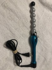 Bed Head Rock N' Roller Hair Curl Wand Tousled Waves Texture Teal Blue BH320