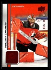 2023-24 Exclusive Benjamin Gaudreau Rookie 067/100 Team Canada #13