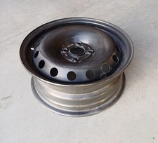 Cerchio in Acciaio 6-15 4x100 ET 43 Fiat Punto Nero