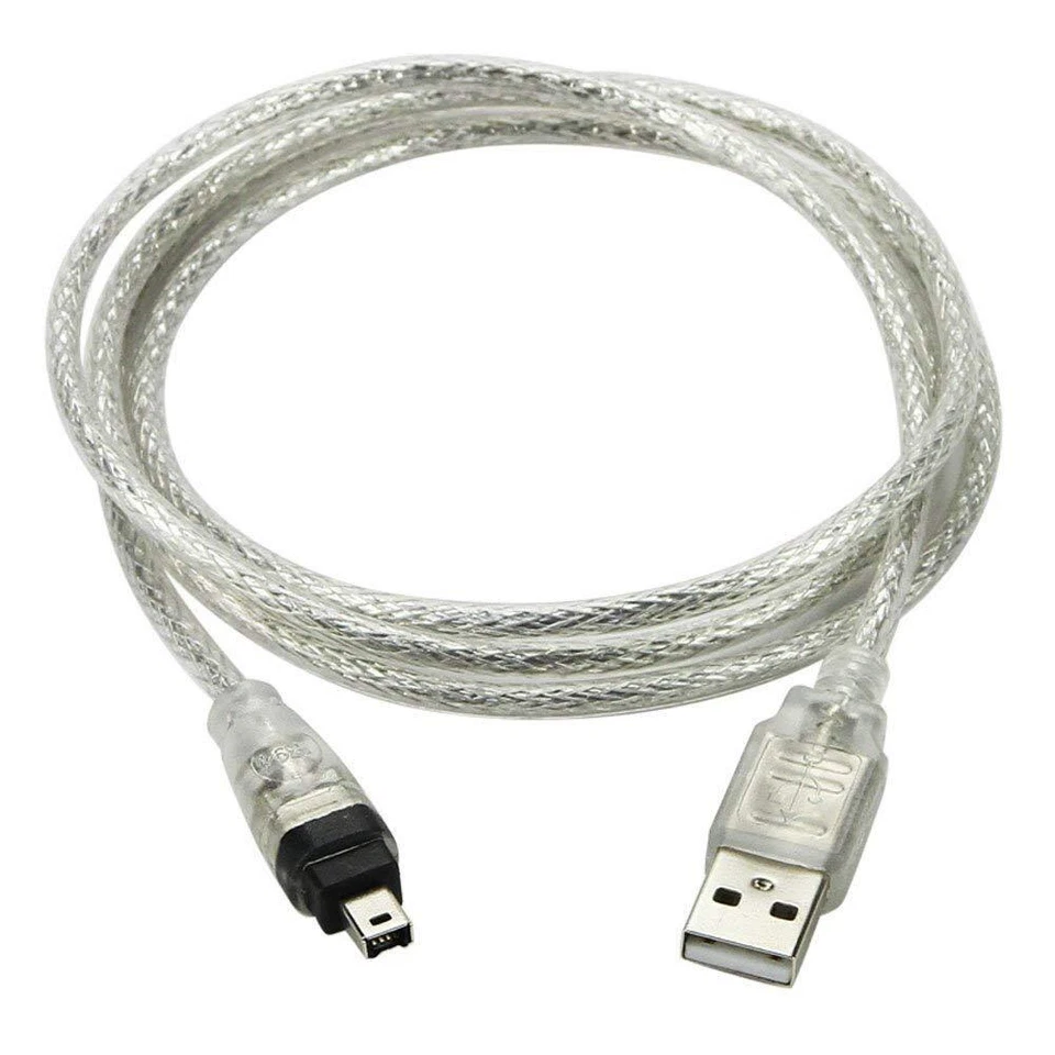 Premium USB to IEEE 1394 4 Pin 4P 4Pin Firewire i-Link DV Cable PC Cord AU Stock - Image 3 of 3