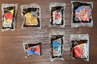 McDonald's 2006 Magic Roundabout Toys - Lot of Seven (1-4, 6-8) NEW