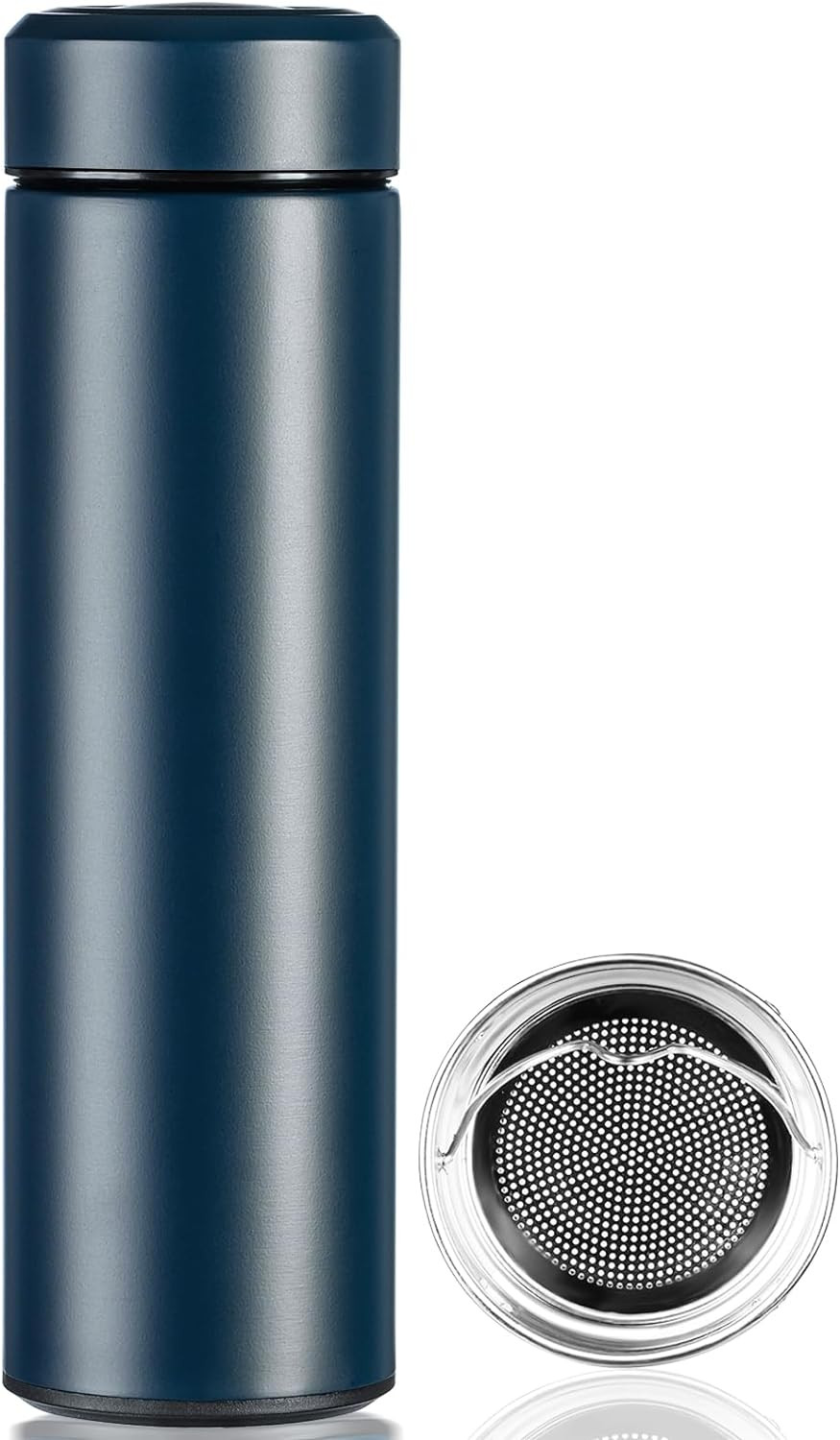 Insulated Water Bottle,17 Oz Stainless Steel Thermo, Double 
